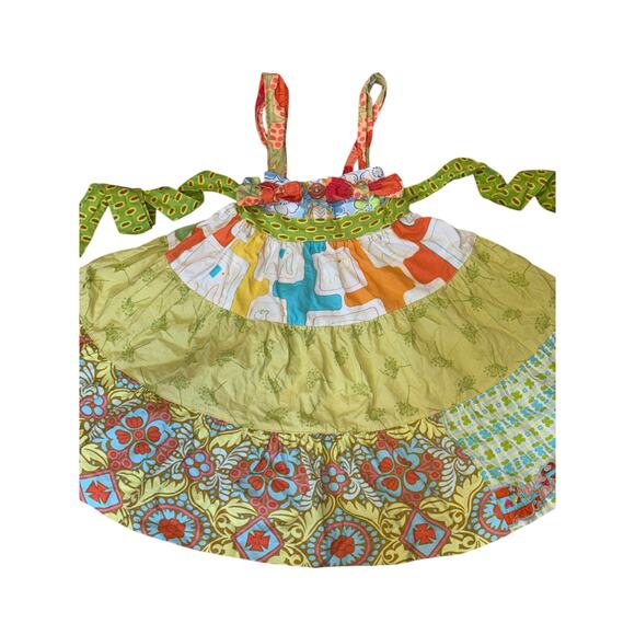 Matilda Jane Platinum Dress Size 2 #5/20 Zoo Elephant Print Tiered Play Dress - Picture 12 of 16